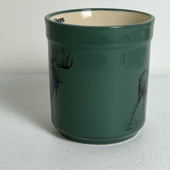 Bass Pro Shop Green Moose Coffee Mug 16oz Hunting Cup - Picture 3 of 8
